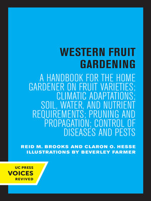 cover image of Western Fruit Gardening
